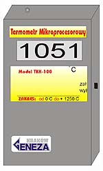 Mikroprocesorowy Termometr Kieszonkowy Model TKK - 100