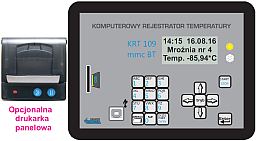 Komputerowy Rejestrator Temperatury KRT-109 MMC BT Lodówkowy
